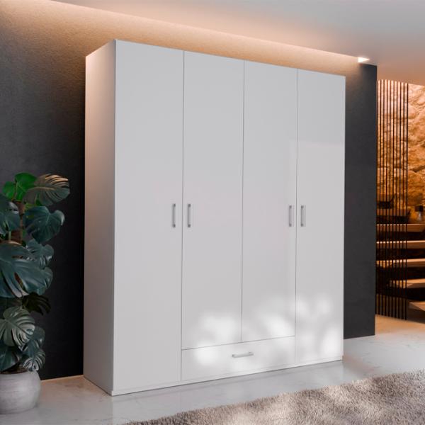 Шкаф Fortuna Econobox 177.5 x 54.2см x 210.5 / ДСП / White photo 5