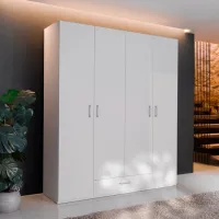 Шкаф Fortuna Econobox 177.5 x 54.2см x 210.5 / ДСП / White photo 5