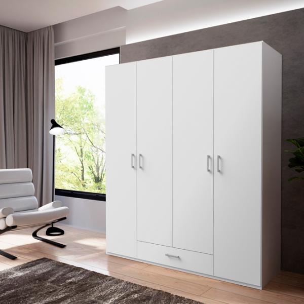 Шкаф Fortuna Econobox 177.5 x 54.2см x 210.5 / ДСП / White photo 8