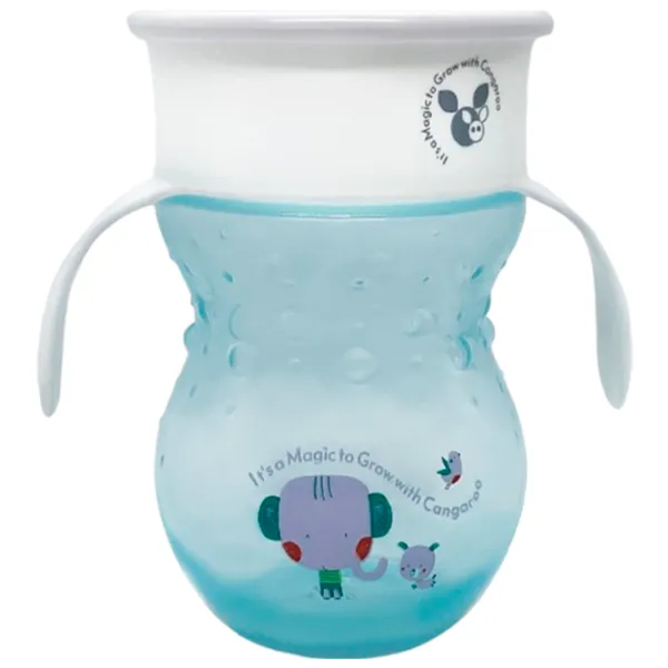 Sticluță Cangaroo Magical Cup 360 270 ml 6 luni / Polipropilenă / Blue photo 1