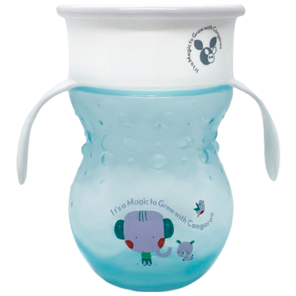 Sticluță Cangaroo Magical Cup 360 270 ml 6 luni / Polipropilenă / Blue photo 1