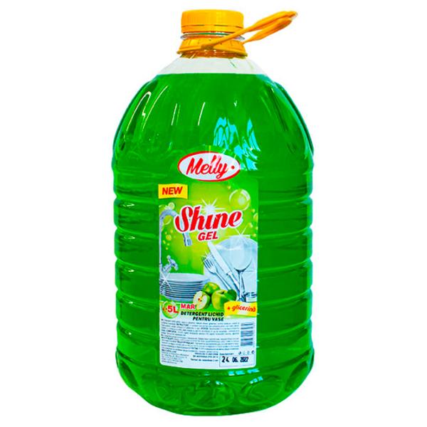 Detergent de vase Melly Shine 5 l / Măr photo 1 Detergent de vase Melly Shine 5 l / Măr photo 1