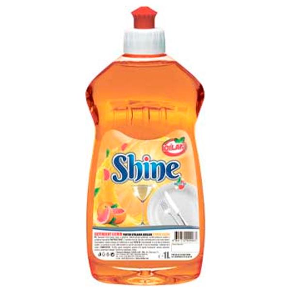 Средство для мытья посуды Dilan Shine Citrus Fresh 1 л / Цитрусы photo 1 Средство для мытья посуды Dilan Shine Citrus Fresh 1 л / Цитрусы photo 1