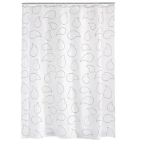 Perdea de duș Gota 4035310 200 x 180 cm / Textil / White