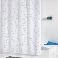 Perdea de duș Gota 4035310 200 x 180 cm / Textil / White photo 2