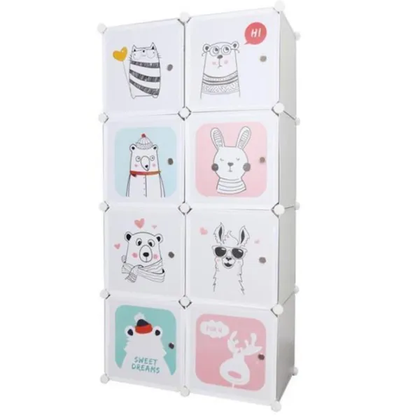 Dulap pentru copii Mobhaus Atrey  Plastic / Multicolor photo 1