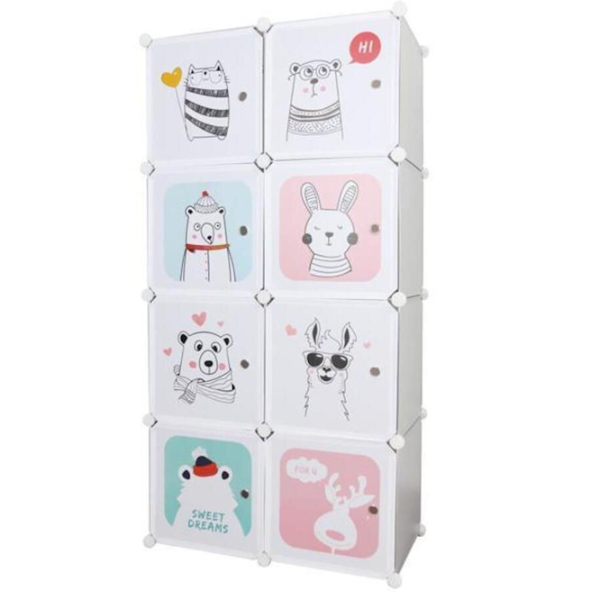 Dulap pentru copii Mobhaus Atrey  Plastic / Multicolor photo 1