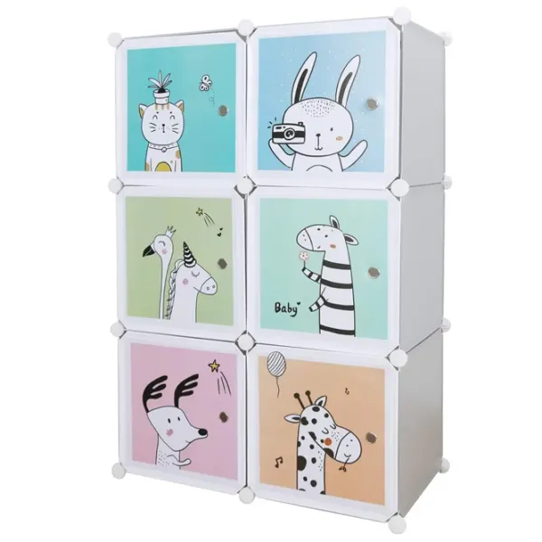Dulap pentru copii Mobhaus Biaro  Plastic / Multicolor photo 1