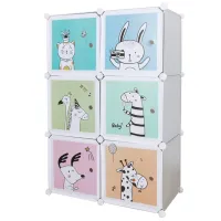 Шкаф для детеи Mobhaus Biaro  Пластик / Разноцветный