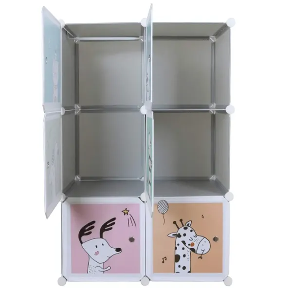 Dulap pentru copii Mobhaus Biaro  Plastic / Multicolor photo 4