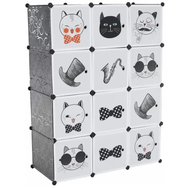 Dulap pentru copii Tempo Kondela Averon  Plastic / Black photo 1 Dulap pentru copii Tempo Kondela Averon  Plastic / Black photo 1