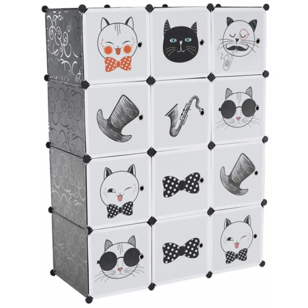 Dulap pentru copii Tempo Kondela Averon  Plastic / Black photo 1 Dulap pentru copii Tempo Kondela Averon  Plastic / Black photo 1