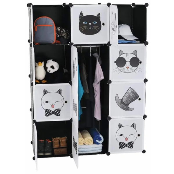 Dulap pentru copii Tempo Kondela Averon  Plastic / Black photo 4 Dulap pentru copii Tempo Kondela Averon  Plastic / Black photo 4