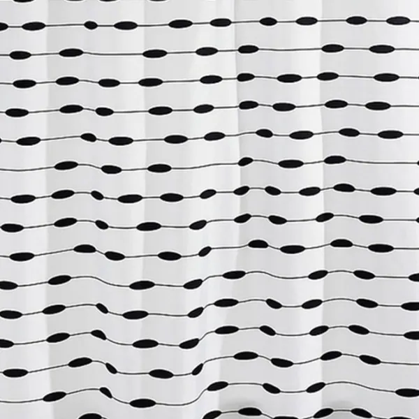 Perdea de duș Lace 41360 200 x 180 cm / Textil / White photo 2