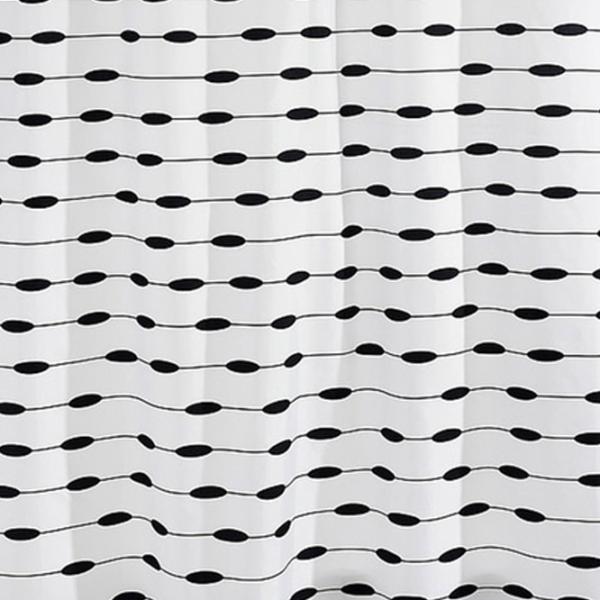 Perdea de duș Lace 41360 200 x 180 cm / Textil / White photo 2