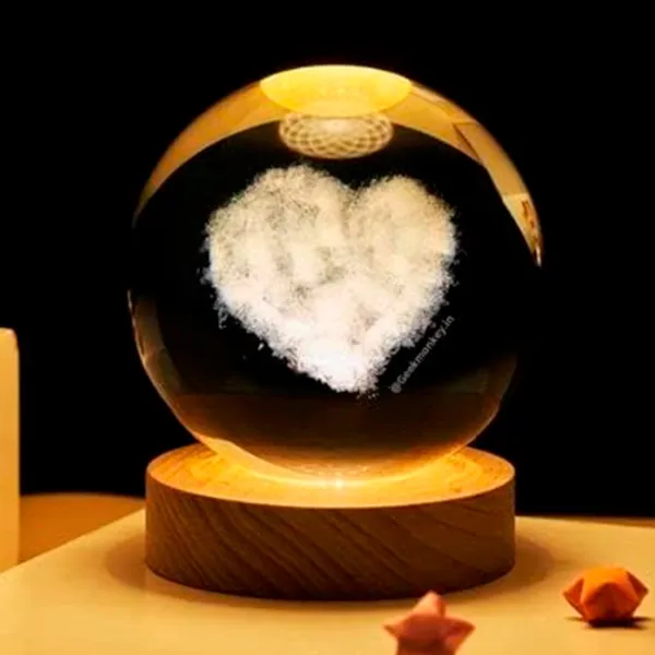 Ночник Desk lamp Heart Cloud Прозрачный photo 2