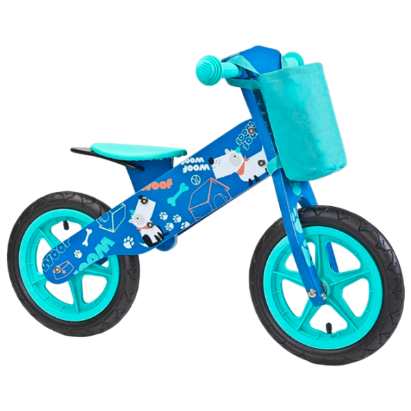 Беговел Caretero Zap 12"  Металл / Синий  photo 2 Беговел Caretero Zap 12"  Металл / Синий  photo 2
