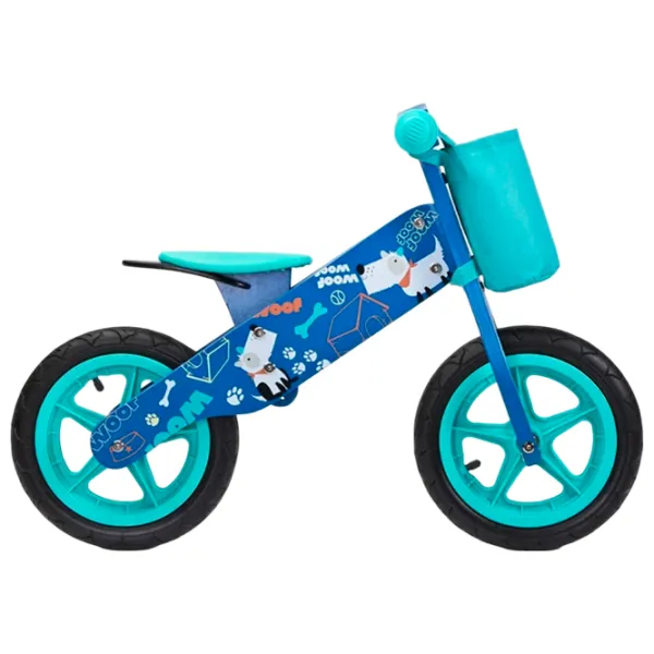 Беговел Caretero Zap 12"  Металл / Синий  photo 3 Беговел Caretero Zap 12"  Металл / Синий  photo 3