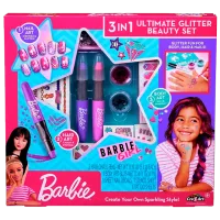 Креативный набор Cra-Z-Art Barbie Ultimate Glitter Beauty Set 3in1 884920340725 8+ / Разноцветный Розовый