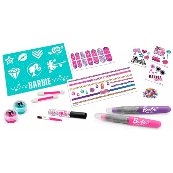 Креативный набор Cra-Z-Art Barbie Ultimate Glitter Beauty Set 3in1 884920340725 8+ / Разноцветный Розовый photo 3 Креативный набор Cra-Z-Art Barbie Ultimate Glitter Beauty Set 3in1 884920340725 8+ / Разноцветный Розовый photo 3