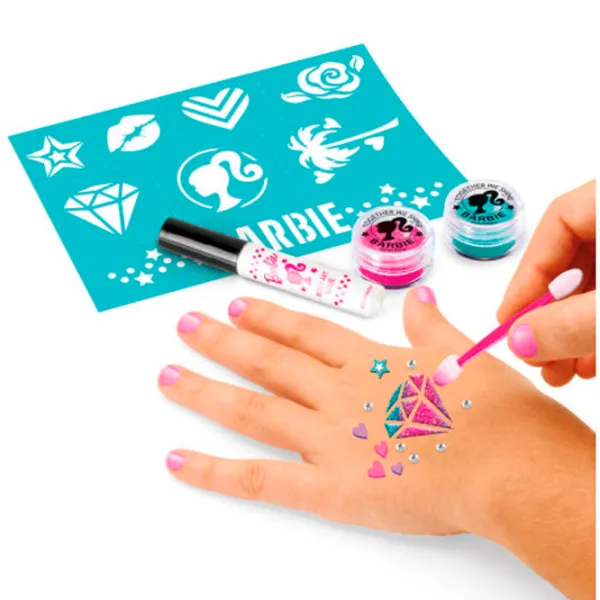 Креативный набор Cra-Z-Art Barbie Ultimate Glitter Beauty Set 3in1 884920340725 8+ / Разноцветный Розовый photo 4 Креативный набор Cra-Z-Art Barbie Ultimate Glitter Beauty Set 3in1 884920340725 8+ / Разноцветный Розовый photo 4