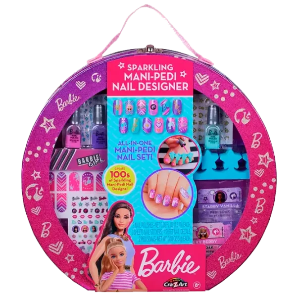 Креативный набор Cra-Z-Art Barbie Sparkling Mani-Pedi Designer 884920340701 8+ / Разноцветный Розовый photo 1 Креативный набор Cra-Z-Art Barbie Sparkling Mani-Pedi Designer 884920340701 8+ / Разноцветный Розовый photo 1