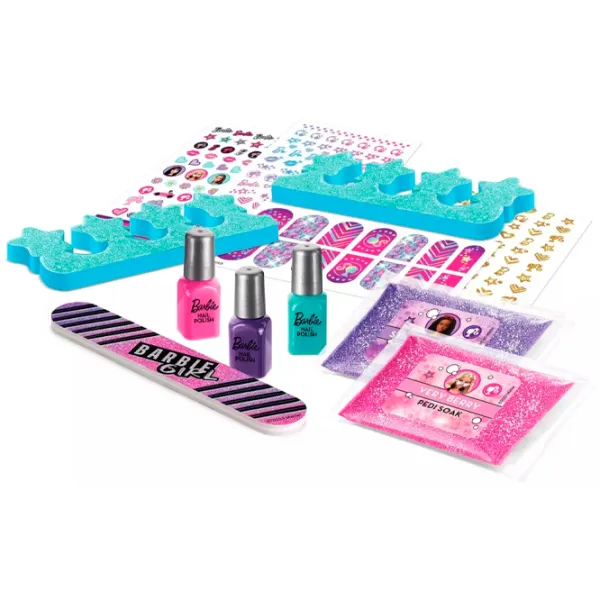 Креативный набор Cra-Z-Art Barbie Sparkling Mani-Pedi Designer 884920340701 8+ / Разноцветный Розовый photo 3 Креативный набор Cra-Z-Art Barbie Sparkling Mani-Pedi Designer 884920340701 8+ / Разноцветный Розовый photo 3