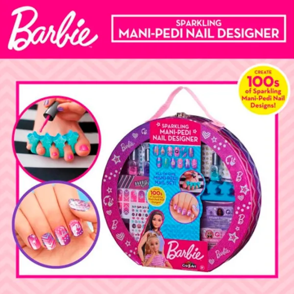 Креативный набор Cra-Z-Art Barbie Sparkling Mani-Pedi Designer 884920340701 8+ / Разноцветный Розовый photo 8 Креативный набор Cra-Z-Art Barbie Sparkling Mani-Pedi Designer 884920340701 8+ / Разноцветный Розовый photo 8