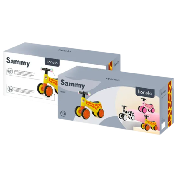 Беговел Lionelo Sammy  Пластик / Желтый  photo 5 Беговел Lionelo Sammy  Пластик / Желтый  photo 5