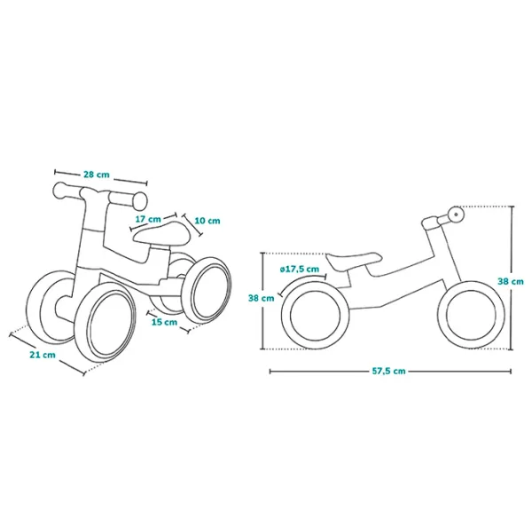Беговел Lorelli Villy  Пластик / Синий  photo 5 Беговел Lorelli Villy  Пластик / Синий  photo 5