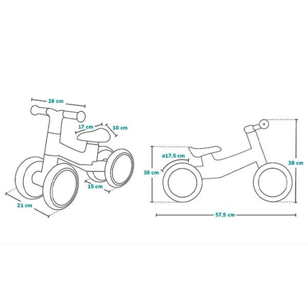 Беговел Lorelli Villy  Пластик / Синий  photo 5 Беговел Lorelli Villy  Пластик / Синий  photo 5