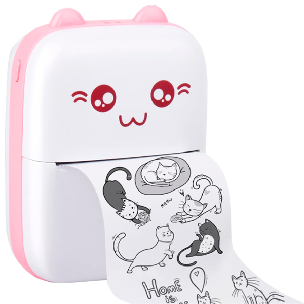 Фотопринтер Eschen Thermal Portable Mini Printer  / / Розовый photo 1