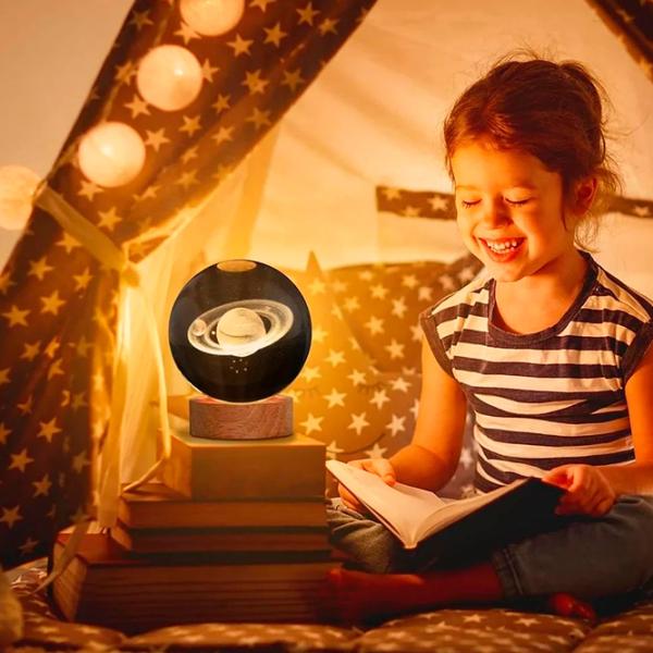 Ночник Desk lamp Saturn Прозрачный photo 2