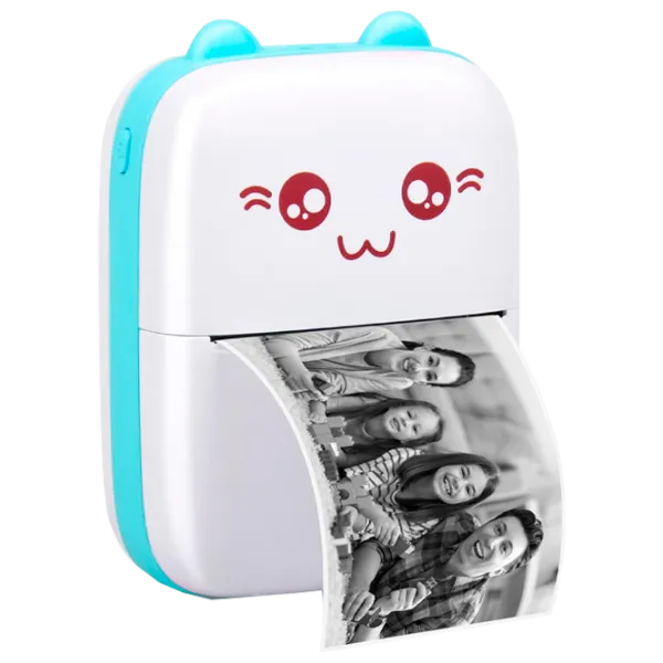 Foto imprimantă Eschen Thermal Portable Mini Printer  / / Blue photo 1