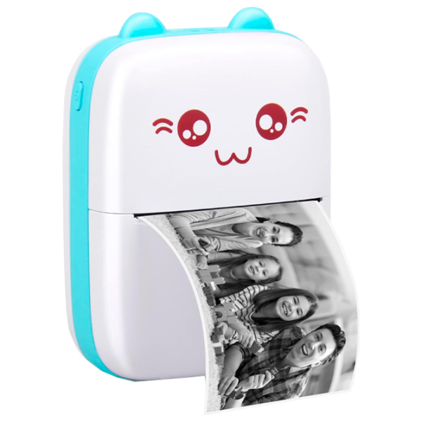 Foto imprimantă Eschen Thermal Portable Mini Printer  / / Blue photo 1