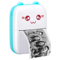 Фотопринтер Eschen Thermal Portable Mini Printer  / / Синий