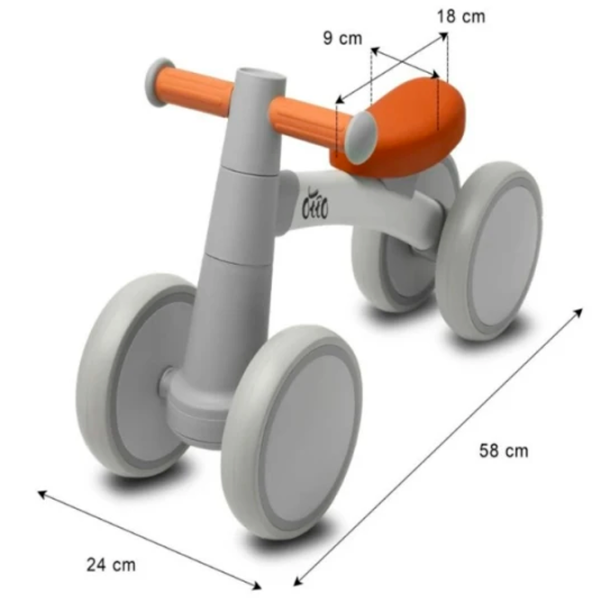 Беговел Caretero Otto 7"  Металл / Зеленый  photo 5 Беговел Caretero Otto 7"  Металл / Зеленый  photo 5