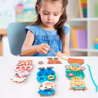 Jucărie interactivă Sportline Jucărie din lemn 11133 237-1445 3+ / Multicolor Multicolor photo 3