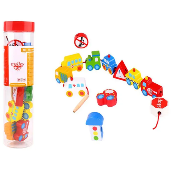 Jucărie interactivă Sportline Jucărie din lemn 11264 57287/57195 2+ / Multicolor Multicolor photo 2