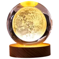 Ночник Desk lamp Moon Прозрачный