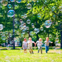 Раствор для приготовления мыльных пузырей Bubble Concentrate for Bubble Machine 3+ / Синий Прозрачный photo 6