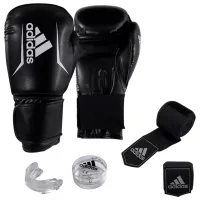 Set pentru box pentru bărbați Adidas adibpkit07 14 / Black