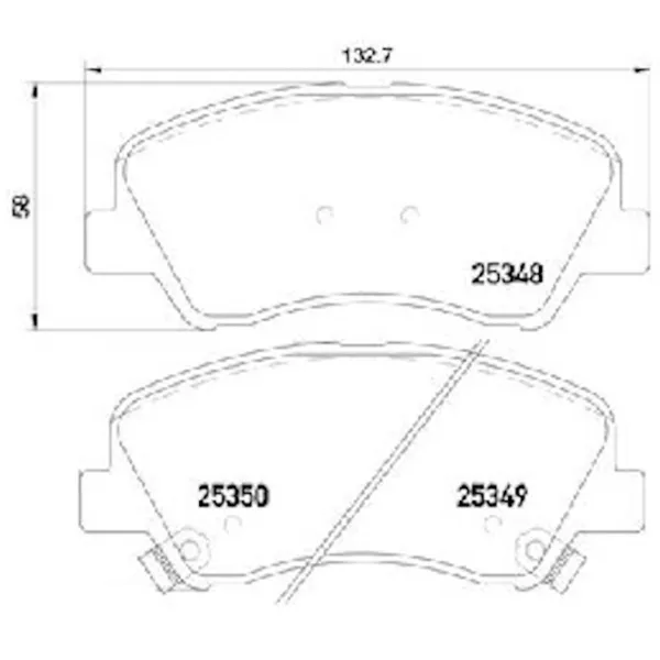 Тормозные колодки Aplus 71191AAP Передние / Дисковые  photo 2 Тормозные колодки Aplus 71191AAP Передние / Дисковые  photo 2