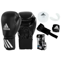 Set pentru box pentru bărbați Adidas adibpkit01s 10 / Black