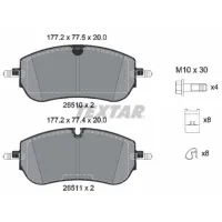 Тормозные колодки Textar 2651001 Передние / Дисковые photo 2