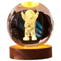 Ночник Desk lamp Космонавт Прозрачный