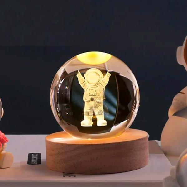 Ночник Desk lamp Космонавт Прозрачный photo 2