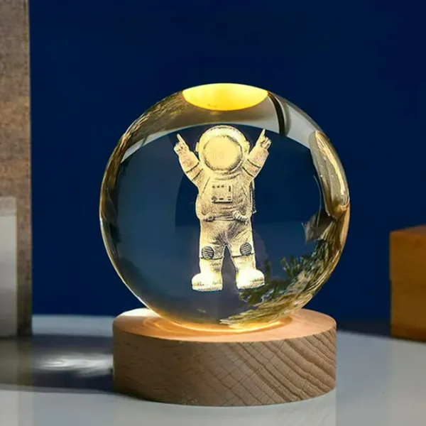 Ночник Desk lamp Космонавт Прозрачный photo 8