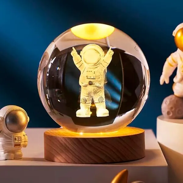Ночник Desk lamp Космонавт Прозрачный photo 9