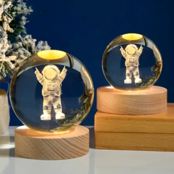 Ночник Desk lamp Космонавт Прозрачный photo 10